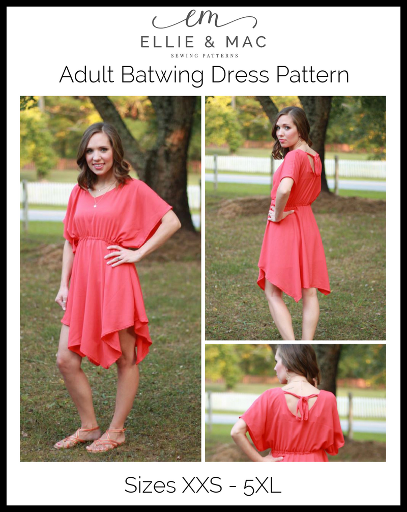 Batwing Tunic ☀ Dress Pattern – Ellie ...